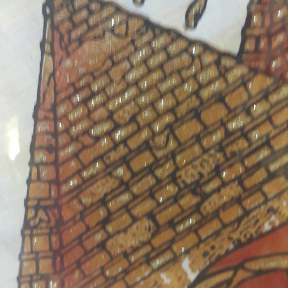 Hand-painted papyrus painted souvenir portrait (The Sphinx Design) - Picture 10 of 16